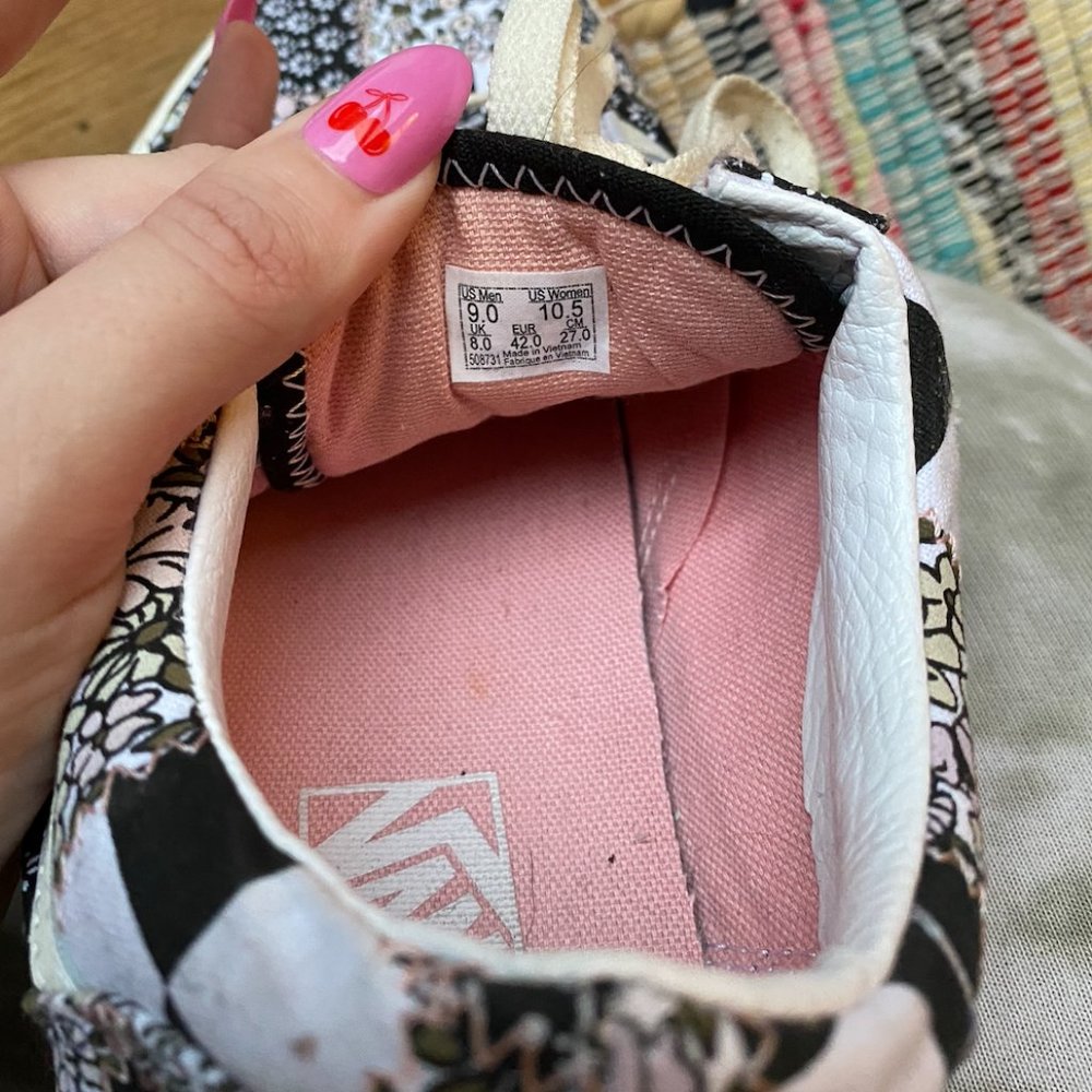 Patchwork Old Skool Vans - image 4